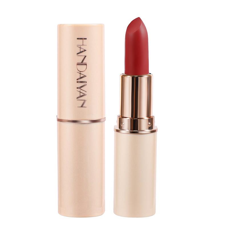 HANDAIYAN 8 Nude Velvet Lipstick Sexy Charm Texture Lipstick Waterproof Non-stick Cup Matte Lip Gloss