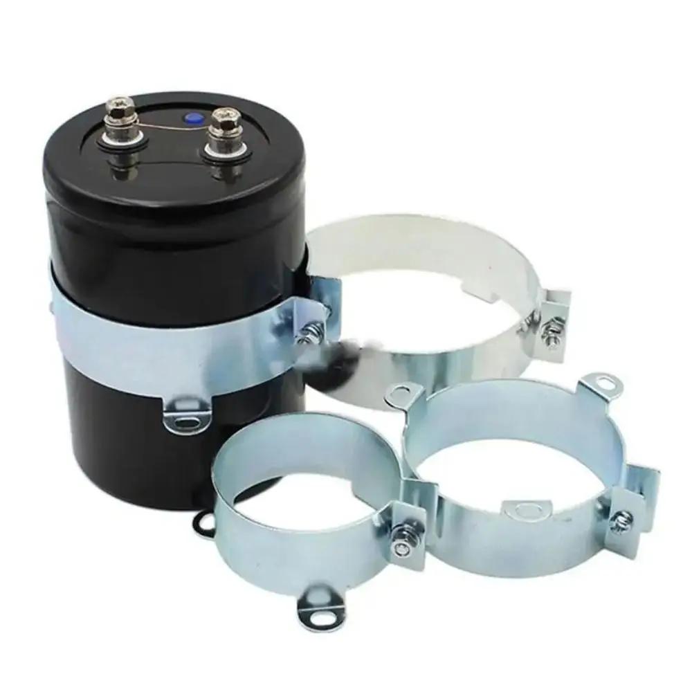 1Pcs Fastening Clamping Ring Capacitor Clip Iron Hoop Holder Tin Plated Mounting Clamp 25mm 30mm 35mm 40mm 2 Feet Fixing Bracket