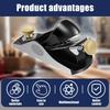 Wood Planer Carbon Steel Mini Hand Planer with Adjustable Cutting Depth Design Woodworking Tool for Trimming Polishing Deburring