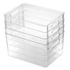 Clear Plastic Organizer Storage Bins,Kitchen Organization Or Pantry Storage