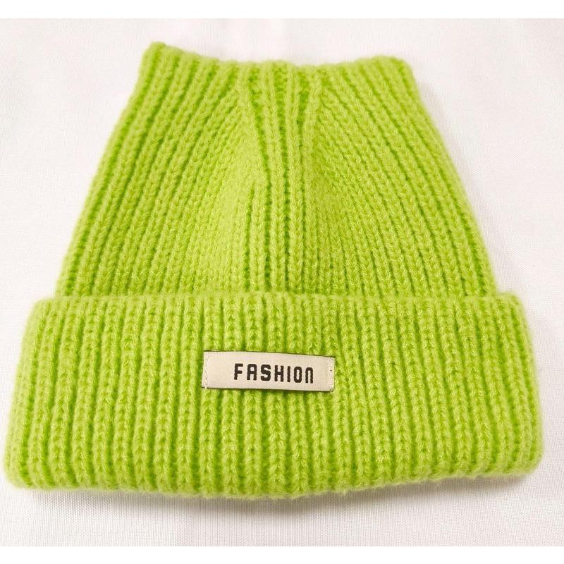 Korean-style Cat-ear Hat - Children's Size - Warm Woolen Hat for Autumn and Winter - Pure Color Knitted Hat - Sweet and Cool Style
