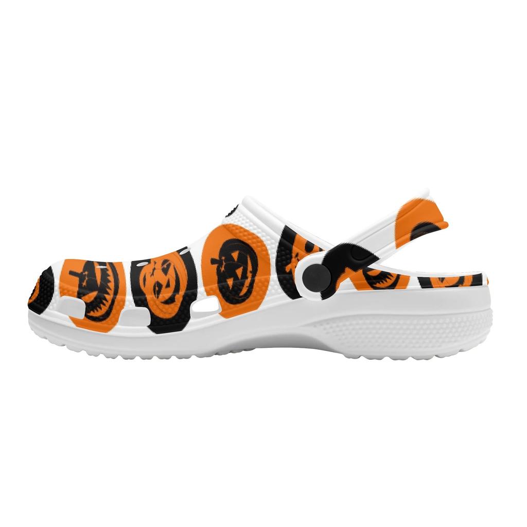 Women Men Printed EVA Clogs Lightweight Breathable Slip On Garden Beach Pool Bathroom Home Casual Summer Footwear