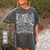 Led Zeppelin Doodle Art Shirt Retro Led Zeppelin Merch Graphic Album Lyric