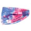 Criss Cross for Women Girls Wide Knotted Headbands Twist Headbands Sport Head Wraps Tie Dye Turban