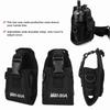 MSC 20A Universal Nylon Adjustable Two Way Radio  Walkie Talkie Waist Bag Protective Cover with Strap