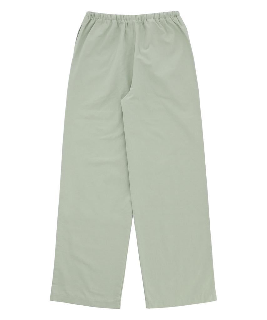 DELICCENT Cotton Elastic Waist Pants [Mint]