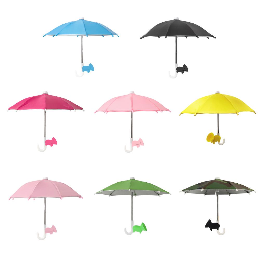 Creative Mini Umbrella Phone Stand, Universal Portable Waterproof Holder For Smartphones, Outdoor Anti-Glare Sunshade Accessory