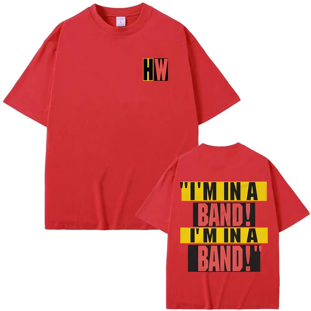 

IM IN A BAND Periwinkle Pocket Tee singer Hayley Williams Unisex Women Unisex Tshirt fashion Roupas Femininas Anime Clothing S