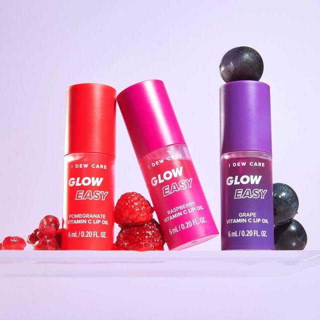 I DEW CARE - Glow Easy Vitamin C Lip Oil - 3 Colors Pomegranate