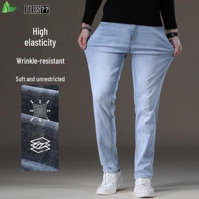 Jeans Casual Droits Stretch Automne/Hiver pour Homme FIRS
