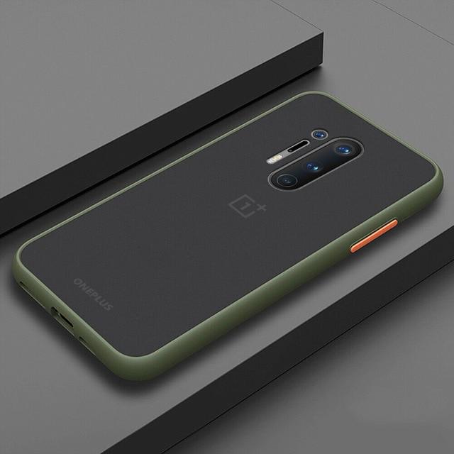 

Мятный гибридный простой матовый чехол-бампер для телефона One Plus 7 8 9 Pro 6T 7T 8T противоударный мягкий силиконовый чехол для oneplus 9Pro nord n10 n100 8Pro Case For OnePlus 8T армия зеленый