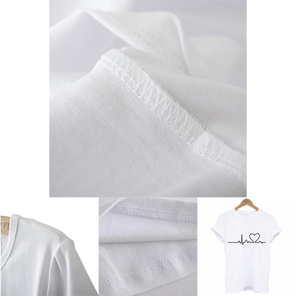 Stijlvol T-shirt met Hartjesprint voor Dames met Zachte en Casual Korte Mouwen