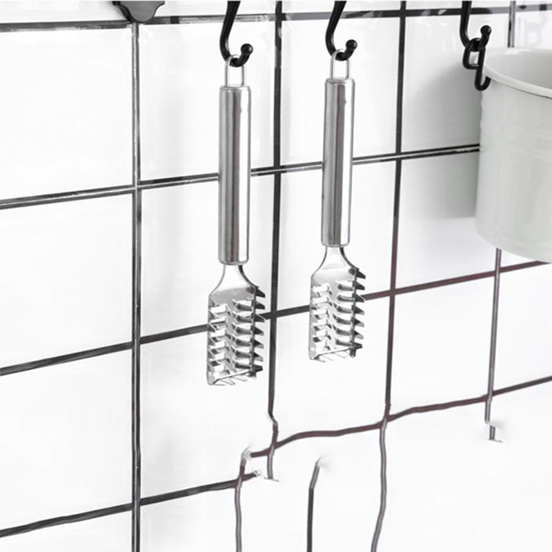 Stainless Steel Fish Scale Remover Fish Scales Graters Scraper Fish Scaler Brush Scraping Scales Device Fish Cleaning Tool