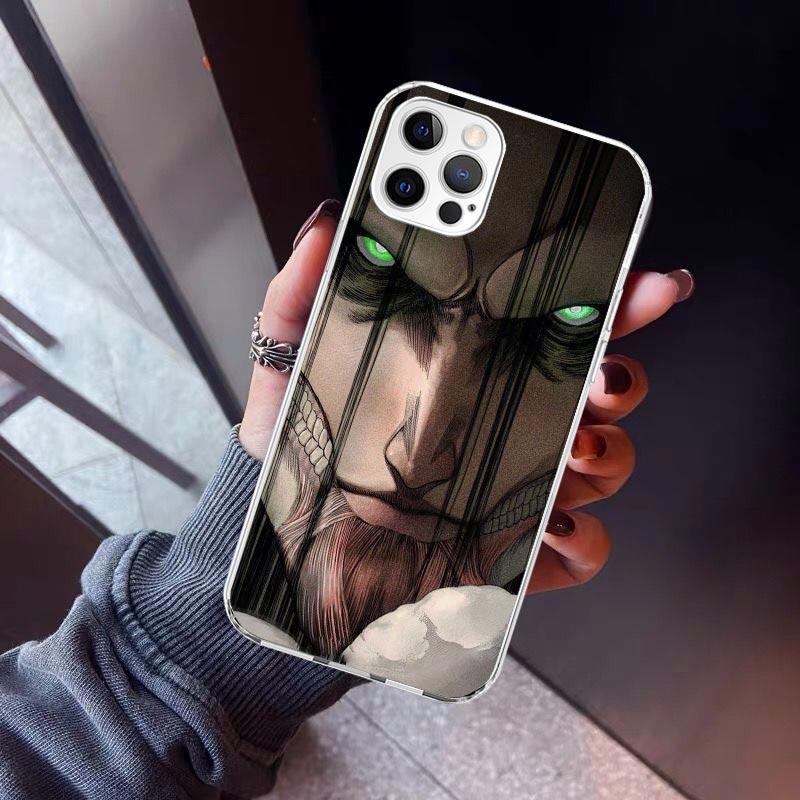 A-Attack on T-Titan Eren Yeager Phone Case For iPhone 17 Air 16 15 Pro Max 14 Plus 13 Mini 12 11 Cover 7 8 SE Silicone Shell Pri