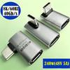 UHD8K USB4 40G 240W Type C 90° Side Bend High-Speed Adapter