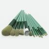 Makeup Brushes 13pcs Green Skin Friendly Bristles Washable Reusable Portable Storage Bag Professional Cosmetic Brushes