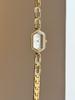 Luxury Women Watch Hexagonal Dial U-shaped Link Bracelet Wristwatch Quartz Elegant Vintage Ladies Dress Watches Party Gift