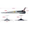Deagostini Ultra Hawk 1 Models In Scale ABS Plastic Assembly Kit No. (110 Total) 1/48 & & Multi-material Pre-painted