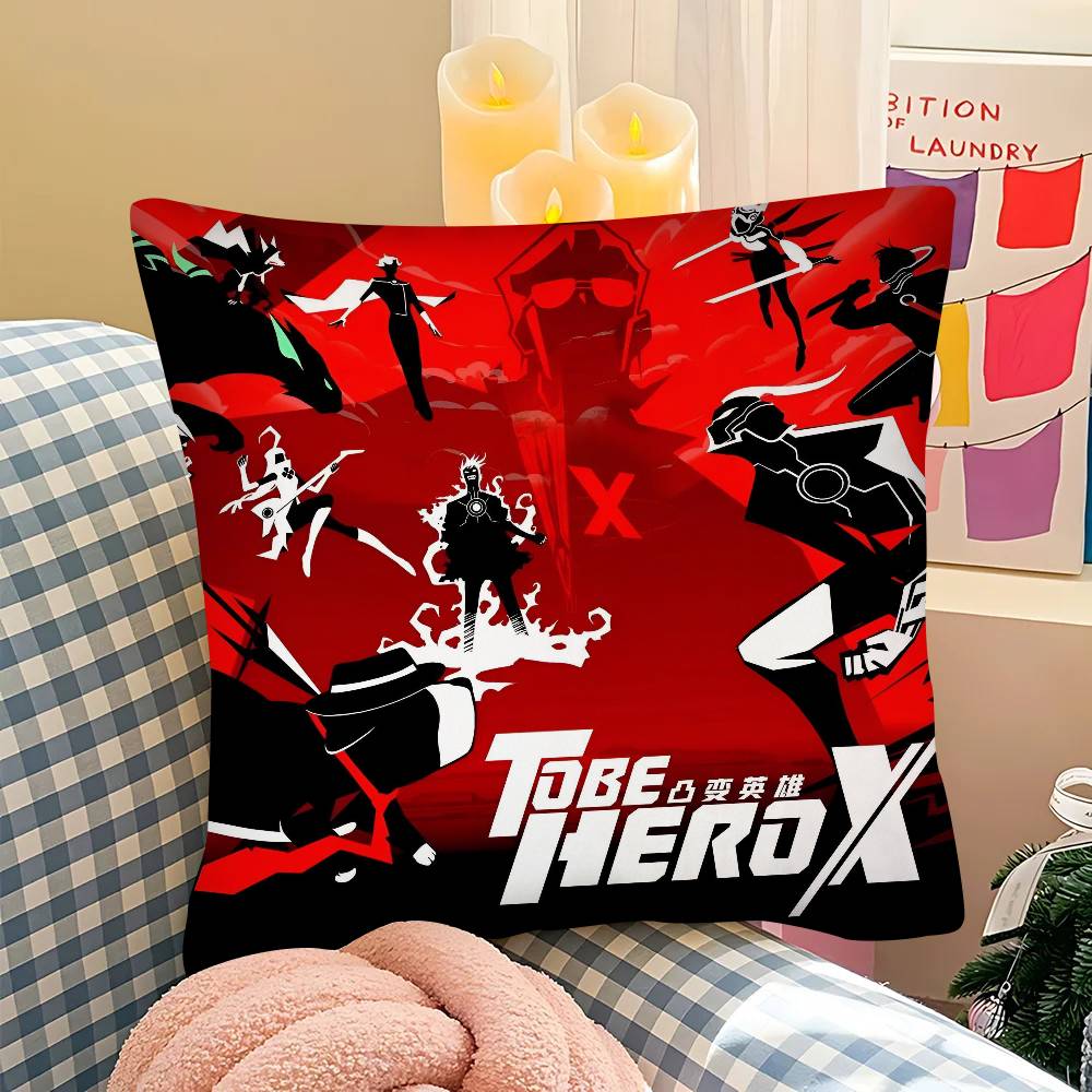 pc Popular Anime TTO BE HERO X Pillow Case Fashion Square Pillowcase Bedroom Sofa Room Ins Decoration Leisure