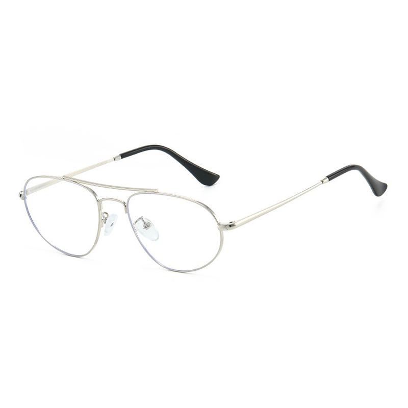 

SO&EI Fashion Metal Double Bridges Pilot Sunglasses Women Men Candy Color Shades UV400 As the picture