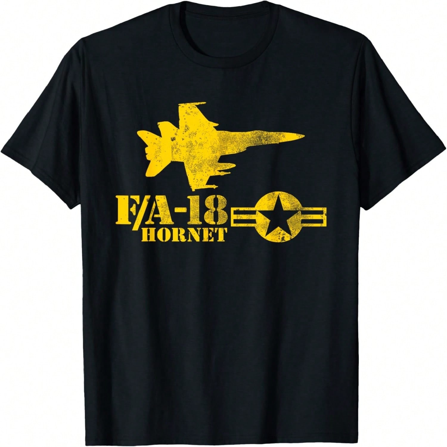 Navy Fighter Jet T-Shirt - F A-18 Hornet T-Shirt S