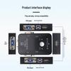 2-ports USB VGA KVM-switch: 2-i-1-ud Multi-Port Switcher til Computere