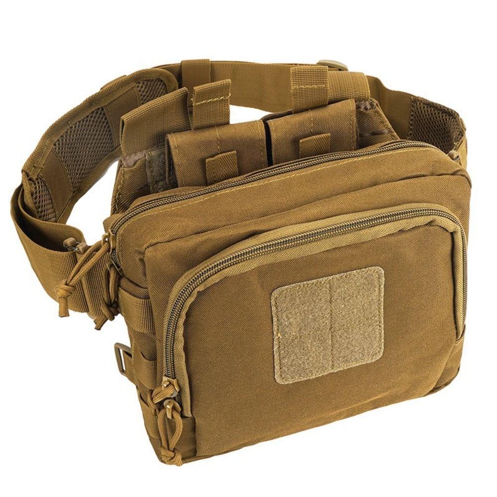High Density Oxford Outdoor Waist Bag Large Capacity Travel Waist Hanging Bag Outdoor Sports