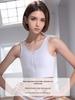 Ice Silk Chest Sculpting Vest for Women - Zipper Binder with Bust Reduction & Body Shaping Features