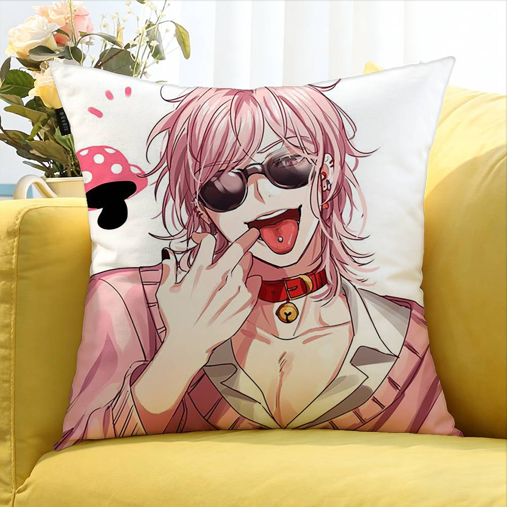 Y-arichin C-lub Various Sizes Square Pillow Case For Car Home Bedchamber Decor
