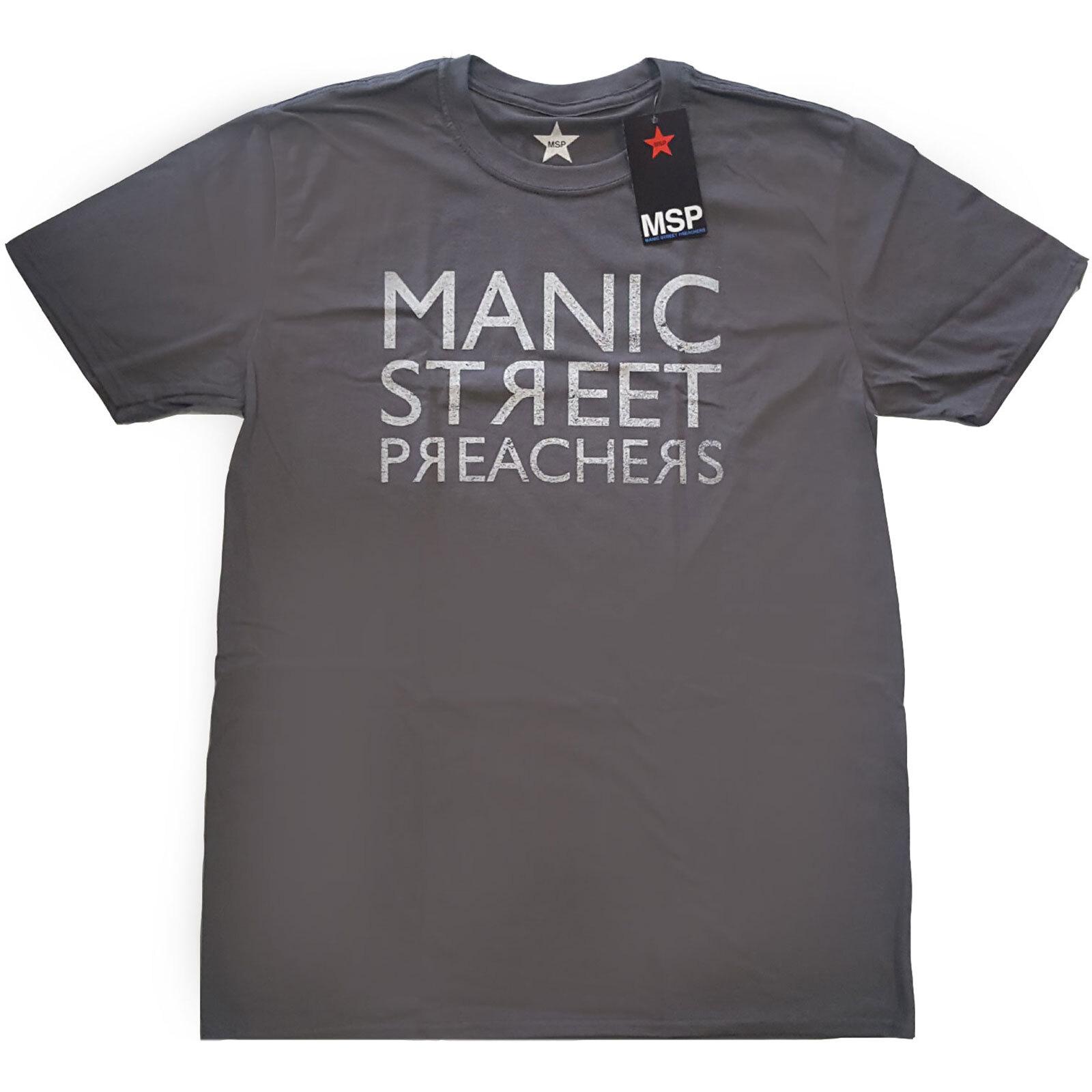 Manic Street Preachers Reversed Logo Official Merchandise T-shirt MLXL New M