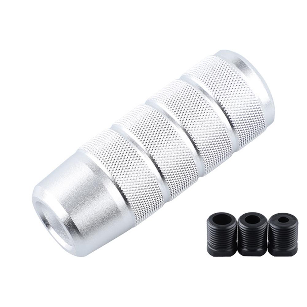 95MM Universal Non-Slip Gear Shift Knob Manual Transmission Aluminum Knurled Shifter Lever Knob Car Interior Accessories