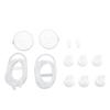 Příslušenství k odsávačce mateřského mléka Ochrana proti zpětnému toku Silikonové hadičky Konektory Bílé ventilky s kachním zobáčkem pro prsa