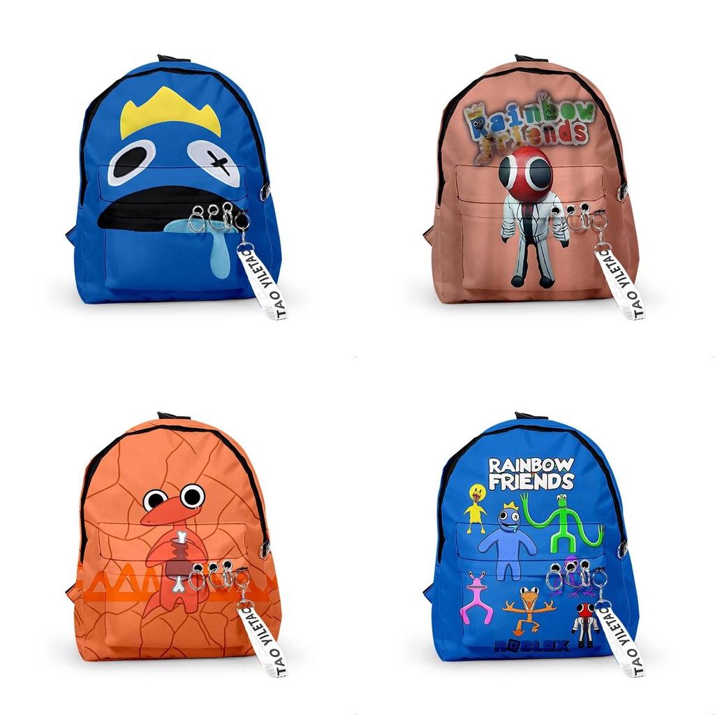 Roblox Rainbow Friends Robuster Polyester-Rucksack Schultasche Reise Weihnachtsgeschenk