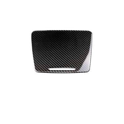 Držák na vodní kelímek z uhlíkových vláken v interiéru, kryt panelu, nálepka na auto, samolepka na Mercedes C Class W205 C180 C200 GLC, příslušenství