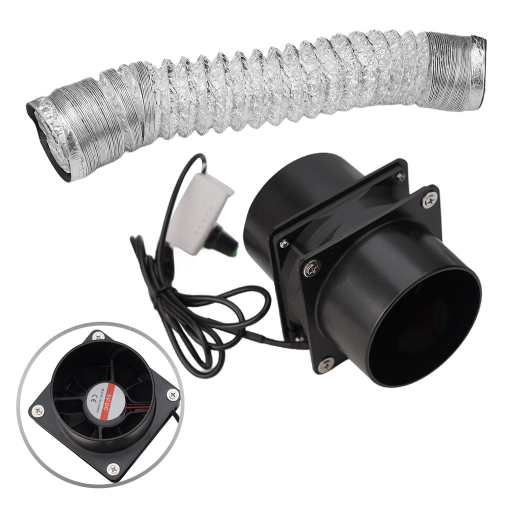Home Kitchen Speed Regulating Duct Exhaust Air Ventilation Fan Sheds Noiseless Home Improvement Indoor Exhaust Accessories