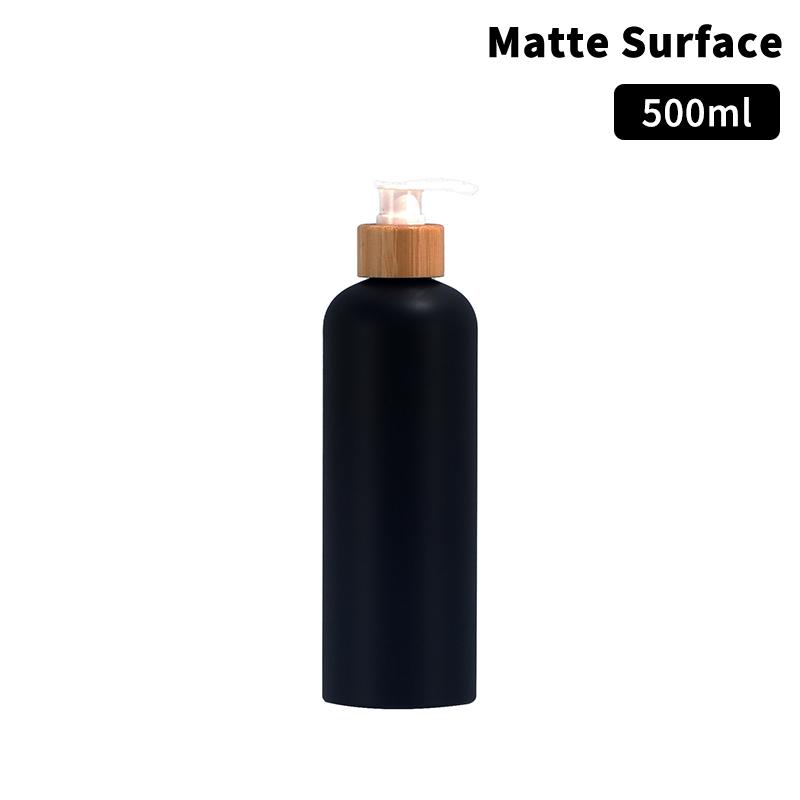 300/500 ml bambusový dávkovač s pumpičkou do kúpeľne, na misku pre domáce zvieratá, mydlo na riad, prázdna fľaša, na doplnenie pleťového mlieka, sprchový gél, tekutý, matná nádoba