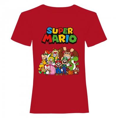 Super Mario Koszulka unisex z postaciami dla dorosłych