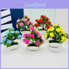 Rose Plant Silk Simulated Flower Potted Plant Bonsai For Home And Decor Event