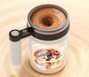 Rechargeable Stainless Steel Magnetic Coffee Stirring Cup