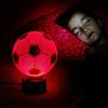 3D Illusion Soccer Control Lamp 7-Color Ball Touch USB Night Light Bedroom Decor