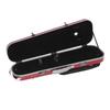 Violin Case 4 4 Full Size Super Light Portable Carbon Fiber Hardshell with Password Lock Red