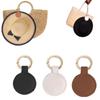 Round Magnetic Hat Clip New Hands-Free PU Leather Hat Holder Metal Buckle Ring Hat Bag Clips Outdoor