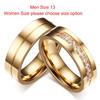 Vnox 1 Pair Wedding Rings for Women Men Couple Promise Band Stainless Steel Anniversary Engagement Jewelry Alliance Bijoux