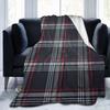 Coperta personalizzata con stampa a quadri tartan GTI, morbida e calda coperta in pile, leggera e accogliente, coperte in flanella soffice per letto, divano