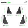 4PCS Car Mud Flaps Splash Guards Mudguards Car Mud Flaps Compatible with Chevrolet Corvette C8 2021 2022 2023 2024