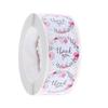 500 Labels/roll Thank You Sticker seal labes flower Stationery sticker