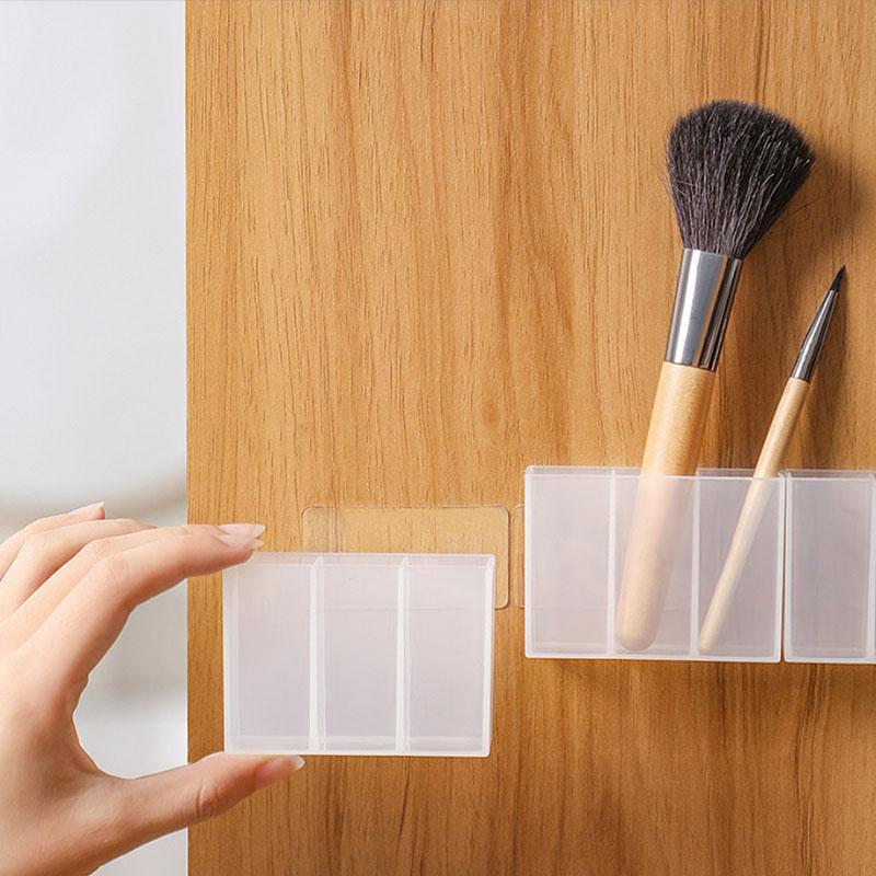 Practical and Stylish Makeup Organizer with Wall-mounted and Desktop Organizer Function for Easy Access and Storage