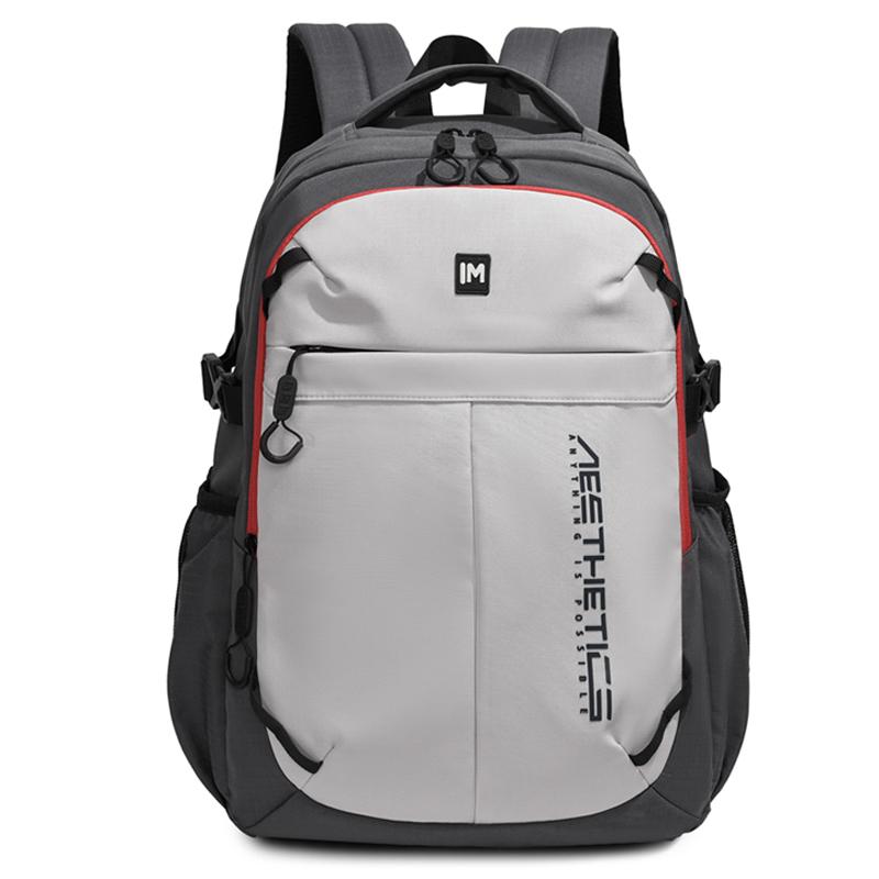 Men's Large Capacity Backpack Junior High School Student Schoolbag Camouflage Print Computer Backpack