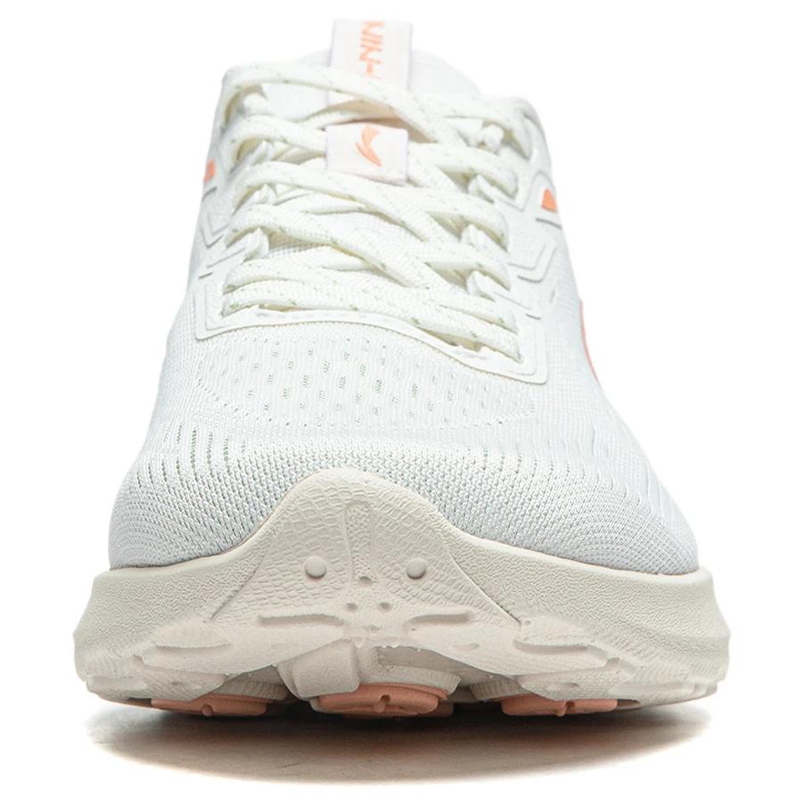 New LiNing Qingyi Shock Absorbers With Slip Resistant Features Low Top Running Shoes Women's White Orange ARSU016-2