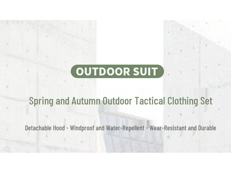 Unisex Wear-Resistant Camouflage Suit: Spring/Autumn Workwear Jacket, Plus Size, Lined for Labor Protection and Mountaineering